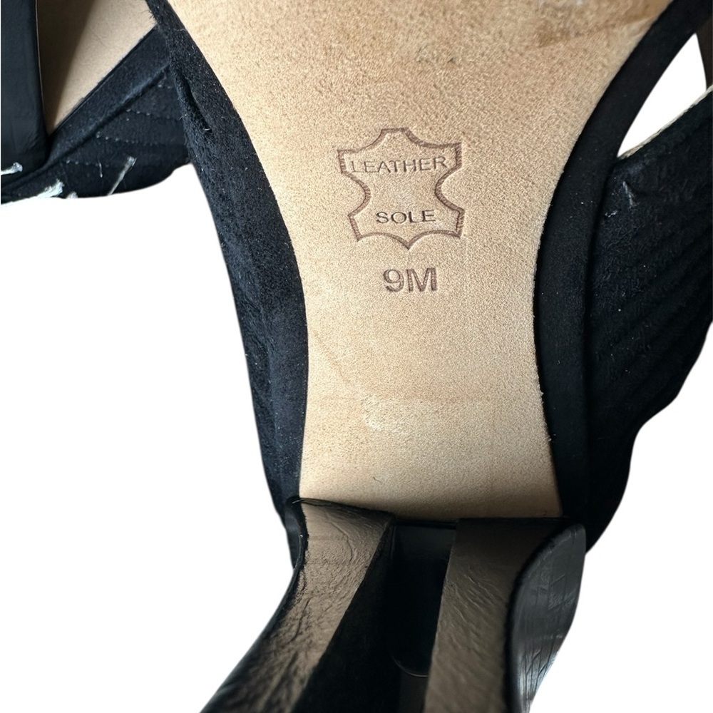 Tory Burch Black Strappy Quilted Mules - Picture 5 of 6